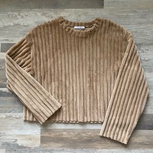 Zara Trafaluc - Chenille top - size medium